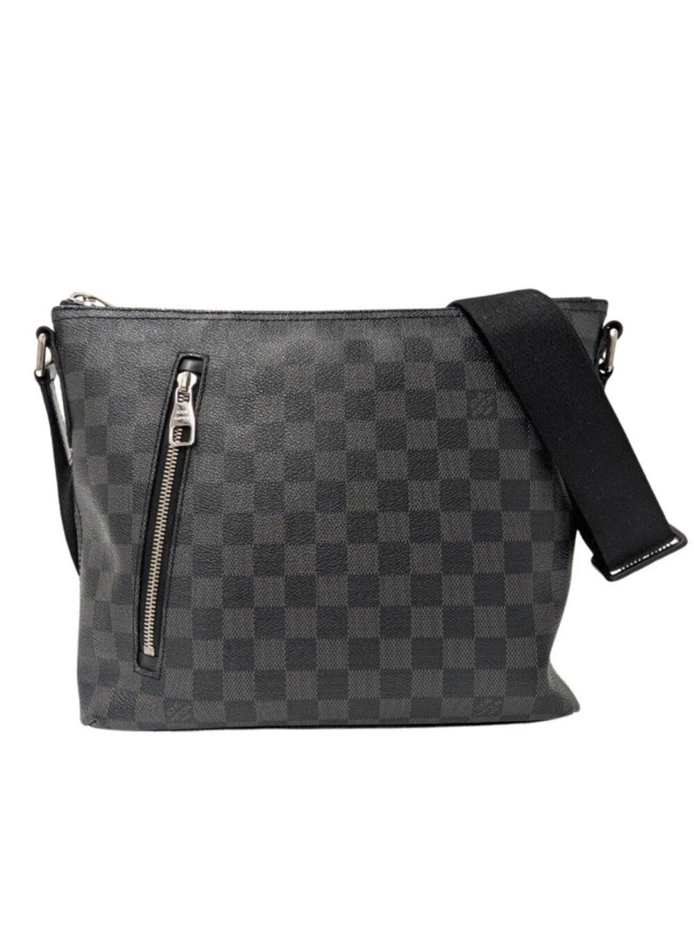 Louis Vuitton Shoulder Bag Damier Graphite Canvas Mick PM Black